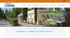 Desktop Screenshot of camping-lapetitemotte.com